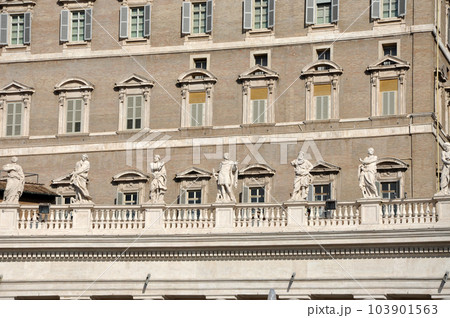 The Papal apartments in the Vatican city 103901563
