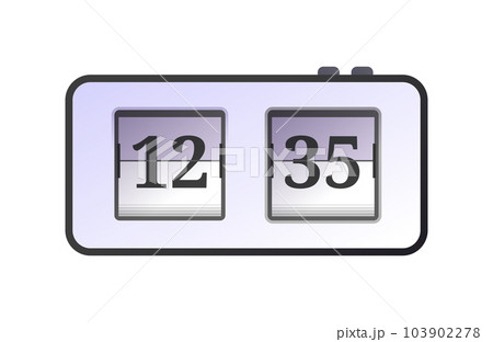 Table analog flip clock Table analog flip clock 103902278