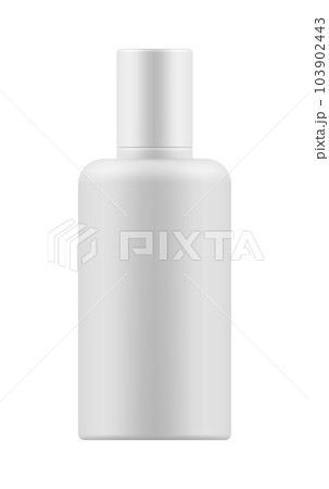 Mock-up of white plastic bottle Mock-up of white plastic bottle 103902443