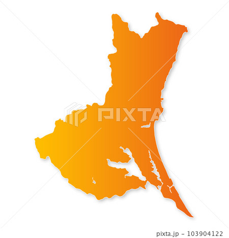 茨城県地図 103904122