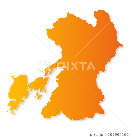 熊本県地図 103904160