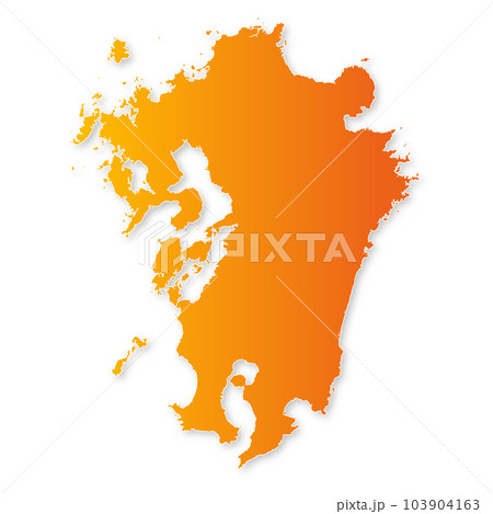 九州地図 103904163