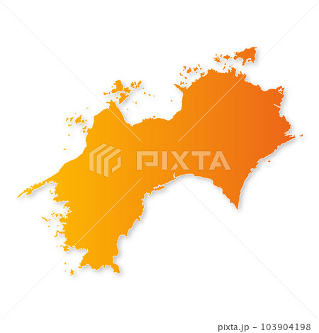 四国地図 103904198