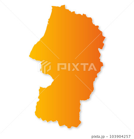 山形県地図 103904257