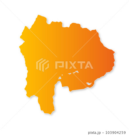 山梨県地図 103904259