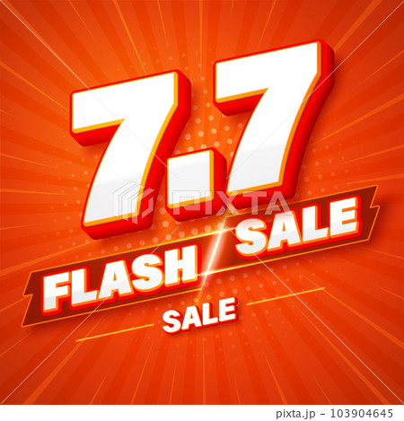 Flash sale banner template design for web or social media. Flash sale banner template design for web or social media. 103904645