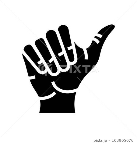 opposable thumb human evolution glyph icon vector illustration opposable thumb human evolution glyph icon vector illustration 103905076