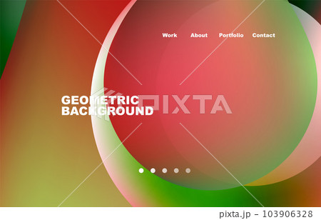 Abstract liquid background for your landing page design. Web page for website or mobile app wallpaper Abstract liquid background for your landing page design. Web page for website or mobile app wallpaper 103906328