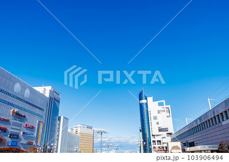 【栃木の都市風景】宇都宮駅前周辺の都市風景 【栃木の都市風景】宇都宮駅前周辺の都市風景 103906494