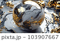 Abstract background. Marble with gold 103907667