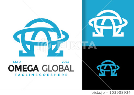 Omega Global Letter A Logo vector icon illustration Omega Global Letter A Logo vector icon illustration 103908934
