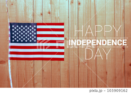 Happy Fourth of July USA Flag 103909162