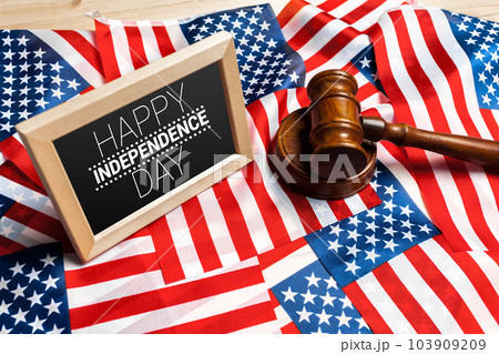 Happy Fourth of July USA Flag Happy Fourth of July USA Flag 103909209
