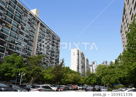 韓国ソウルの古い団地(江南区開浦洞) 韓国ソウルの古い団地(江南区開浦洞) 103911336