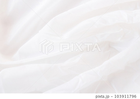 Close up white fabric or white cloth texture background. 103911796