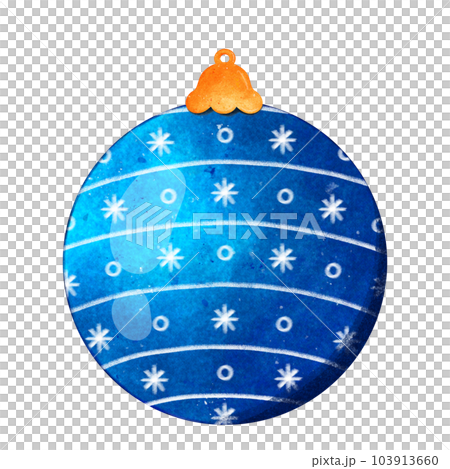 blue christmas ball 103913660