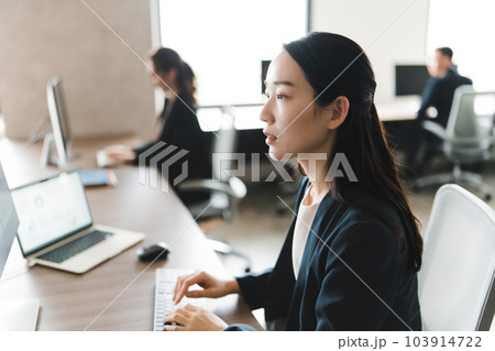 ビジネスイメージ デスクワーク ビジネスイメージ デスクワーク 103914722