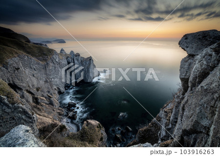 室蘭　トッカリショ　朝焼け 103916263