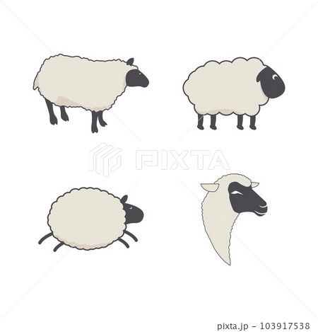 Goat illustration logo icon Goat illustration logo icon 103917538