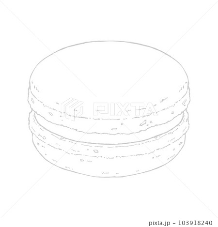 マカロン(単品)/銀箔線画 マカロン(単品)/銀箔線画 103918240