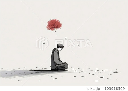 Lone boy, adobe, alone, broken, drawing, inspiration, life, love,  motivation, HD phone wallpaper | Peakpx
