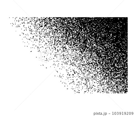 粒子の粗いグラデーションのベクターイラスト（オーバーレイテクスチャー） 103919209