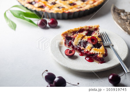 Homemade Cherry Pie 103919745