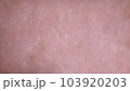 ピンクの漆喰壁の背景　テクスチャ 103920203