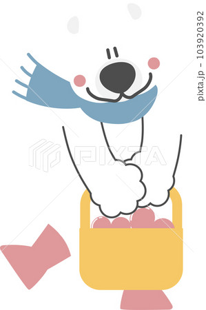 happy valentine's day with polar bear and heart, love concept, flat png transparent element character design happy valentine's day with polar bear and heart, love concept, flat png transparent element character design 103920392