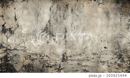 old and grunge wall texture - generative AI, AI generated 103925444