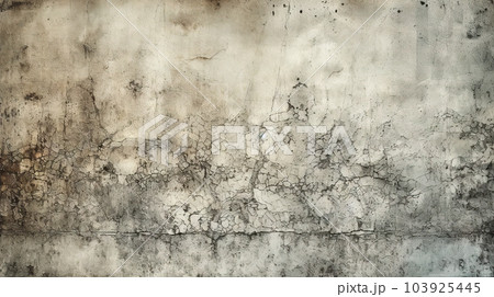 old and grunge wall texture - generative AI, AI generated 103925445