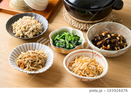 色々な和食の惣菜 色々な和食の惣菜 103926876