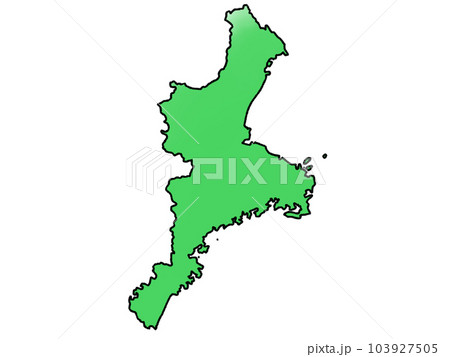 少しゆるい三重県地図 少しゆるい三重県地図 103927505