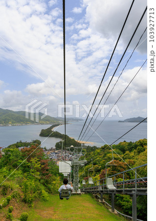 リフトから天橋立を眺める リフトから天橋立を眺める 103927713