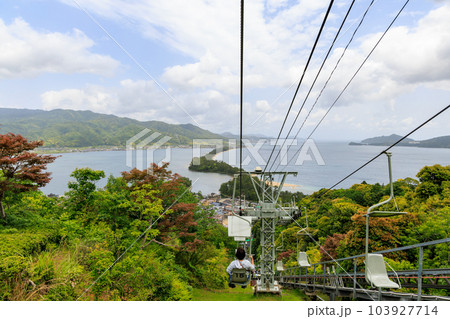 リフトから天橋立を眺める 103927714