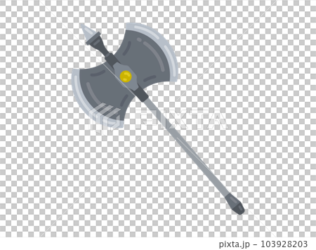 斧の武器のイラスト 斧の武器のイラスト 103928203