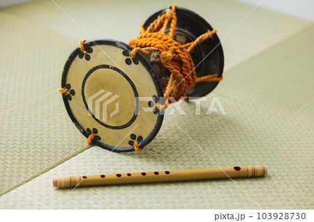 和楽器 鼓 篠笛 和楽器 鼓 篠笛 103928730
