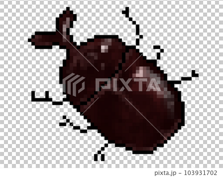 Beetle pixel art 103931702