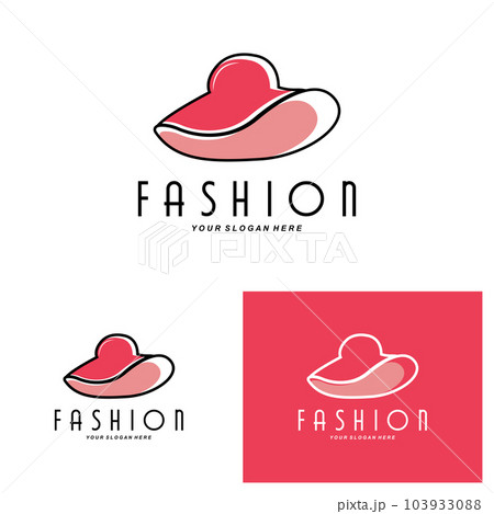 Women's Hat Logo Design Illustration Fashion beauty accessories, and product brand care Women's Hat Logo Design Illustration Fashion beauty accessories, and product brand care 103933088