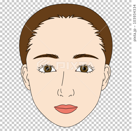 顔 たれ目 顔 たれ目 103934334