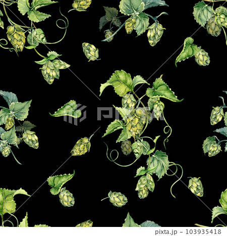 hop vine leaves