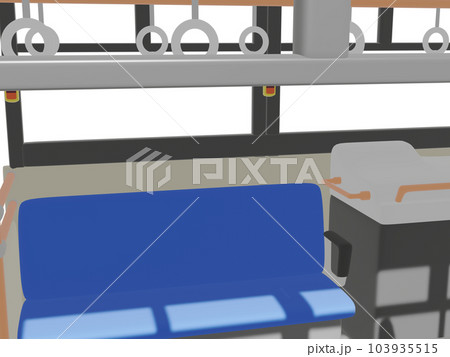 バス車内　3D 103935515