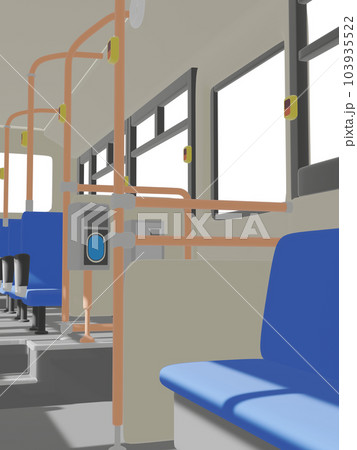 バス車内　3D 103935522