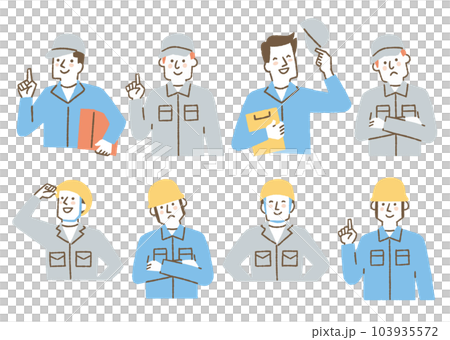 工作服_套裝_顏色的男士 工作服_套裝_顏色的男士 103935572