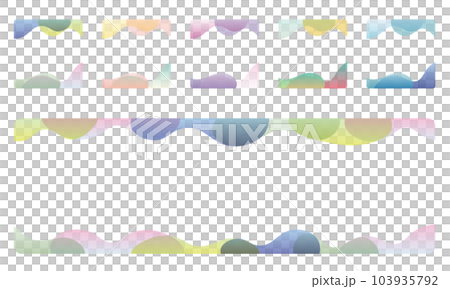 abstract cute frame vector material - Stock Illustration [103935792 ...