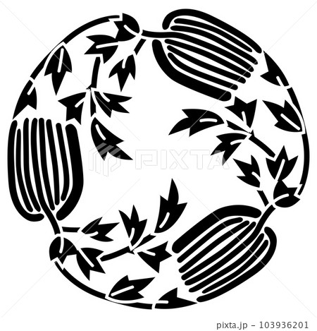 家紋です。芹（せり）といいます。 103936201