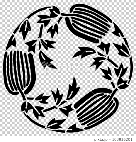 家紋です。芹（せり）といいます。 103936201