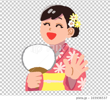 A woman in a yukata 103936537