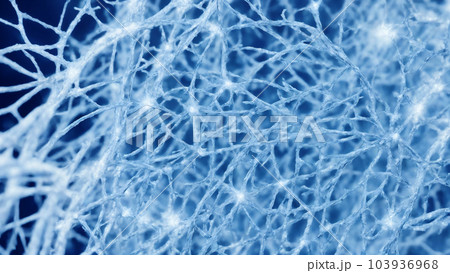 AI生成画像/神経細胞を電子顕微鏡で見た風のイラスト B4 AI生成画像/神経細胞を電子顕微鏡で見た風のイラスト B4 103936968