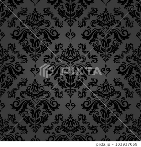 Classic Seamless Vector Fine Pattern With Arabesques Classic Seamless Vector Fine Pattern With Arabesques 103937069